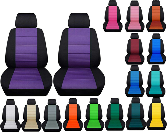 Front set car seat covers fits 2011-2018 Dodge Ram 1500/2500/3500 Nice Colors