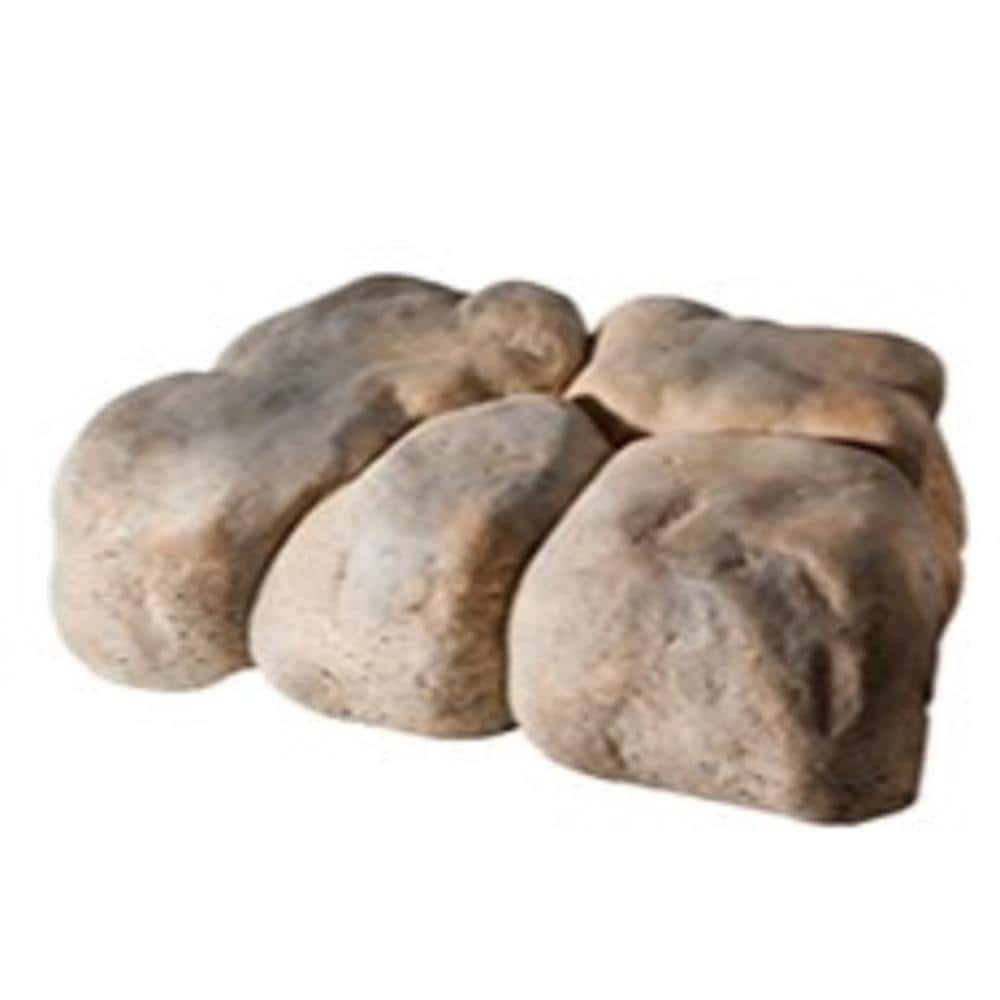 Lowe's 12-in L x 4-in H x 8-in D Desert Blend Retaining Wall Block in Gray | C120453