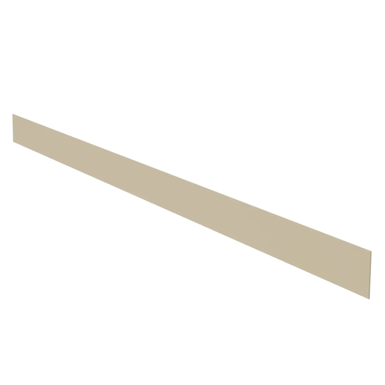 Luxxe Cabinetry Norfolk 4.5-in W x 96-in H x 0.2-in D Laminate Blended Cream Cabinet Toe Kick in Off-White | MTK8-BC
