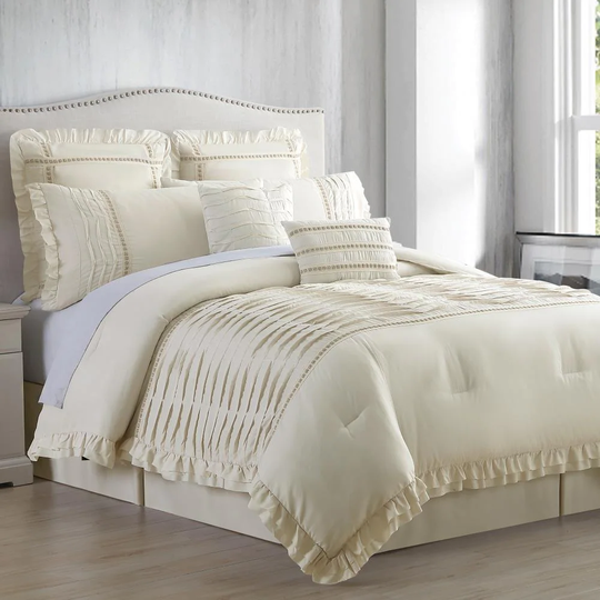 Amrapur Overseas Antonella comforter set Multi Reversible Queen Comforter (Blend with Polyester Fill) | 38EBJQCF-ANT-QN