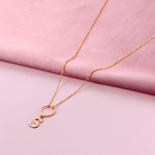 Initial Necklace, Personalized Bridesmaid Gift, Wedding Letter Gift For Mom, Her, Grandma