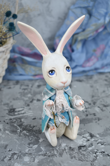 Teddy Bunny Rabbit With Alice in Wonderland. Toy, Artist Teddy