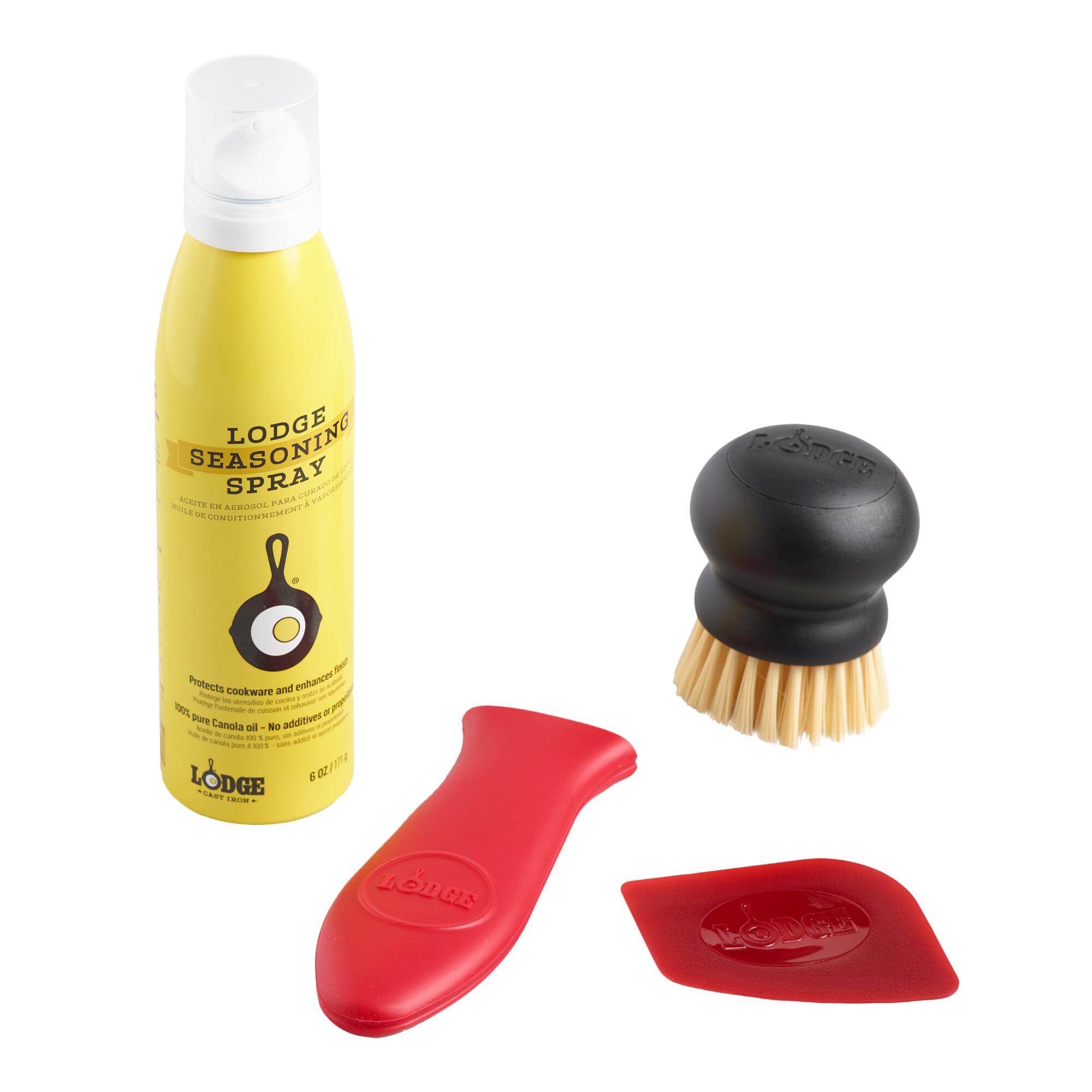 Lodge Cast Iron Care and Seasoning 4 Piece Kit by World Market