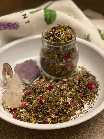 Anxiety Relief Herbal Tea Blend, Loose Leaf For Anxiety, Lemon Balm