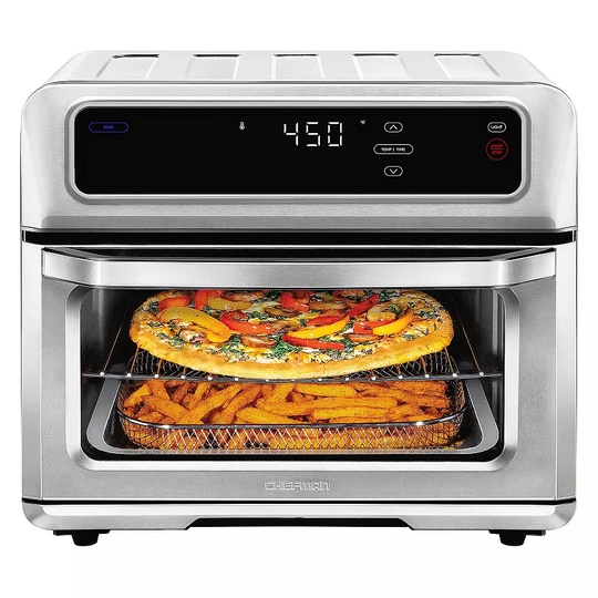 Chefman Dual-Function Air Fryer + Toaster Oven Combo, Multicolor