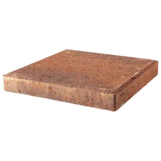 Pavestone 12x12 square 12-in L x 12-in W x 2-in H Harvest Blend/Smooth Concrete Patio Stone in Red | 71279