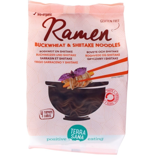 Terrasana buckwheat rams with shiitake, gluten -free, 280g