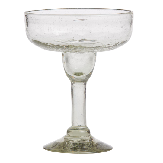 Recycled Crackled Margarita Glasses Set of 4 by World Market