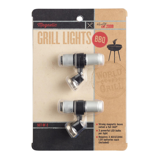 Mini Magnetic Grill Lights, 2-Pack by World Market