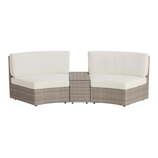 All Weather Wicker Napoli 3 Piece Modular Outdoor Patio Set by World Market