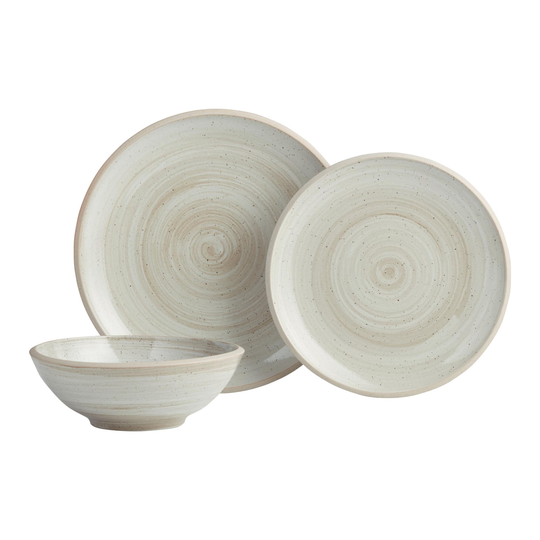 Ivory Speckled Wren Dinnerware Collection by World Market