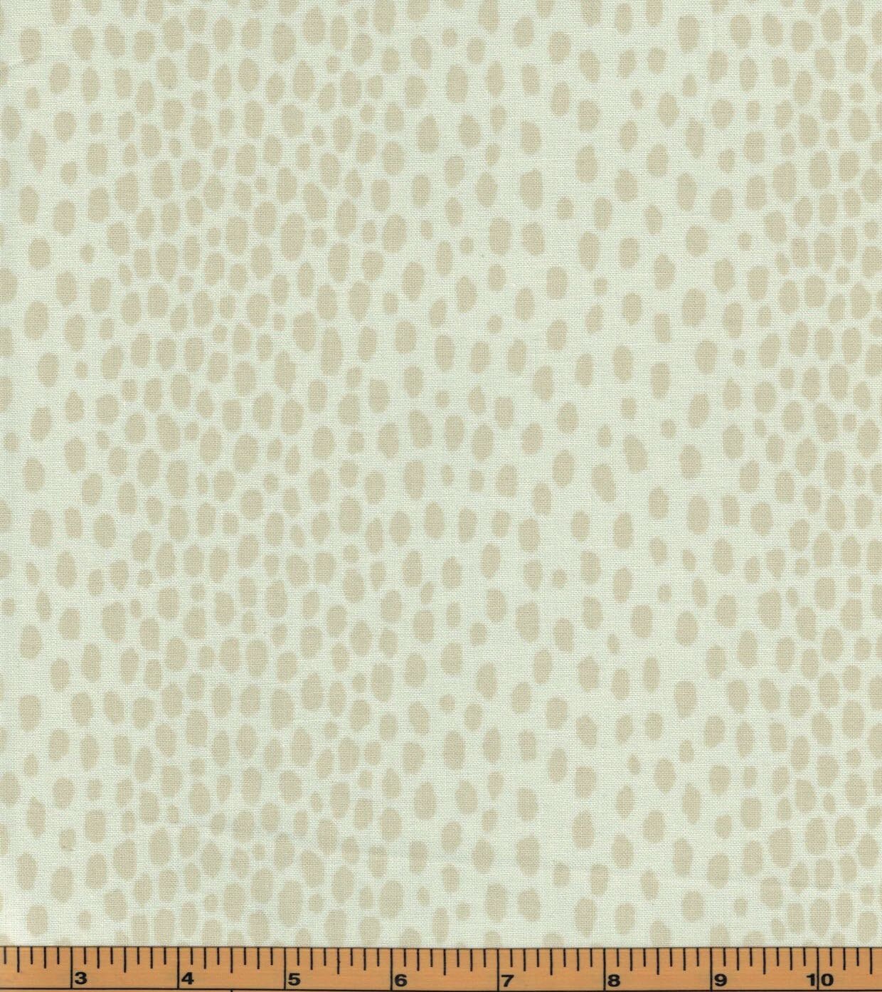 Tan Blender Fabric - Safari Park Collection- Lewis & Irene Fabrics 100% Cotton