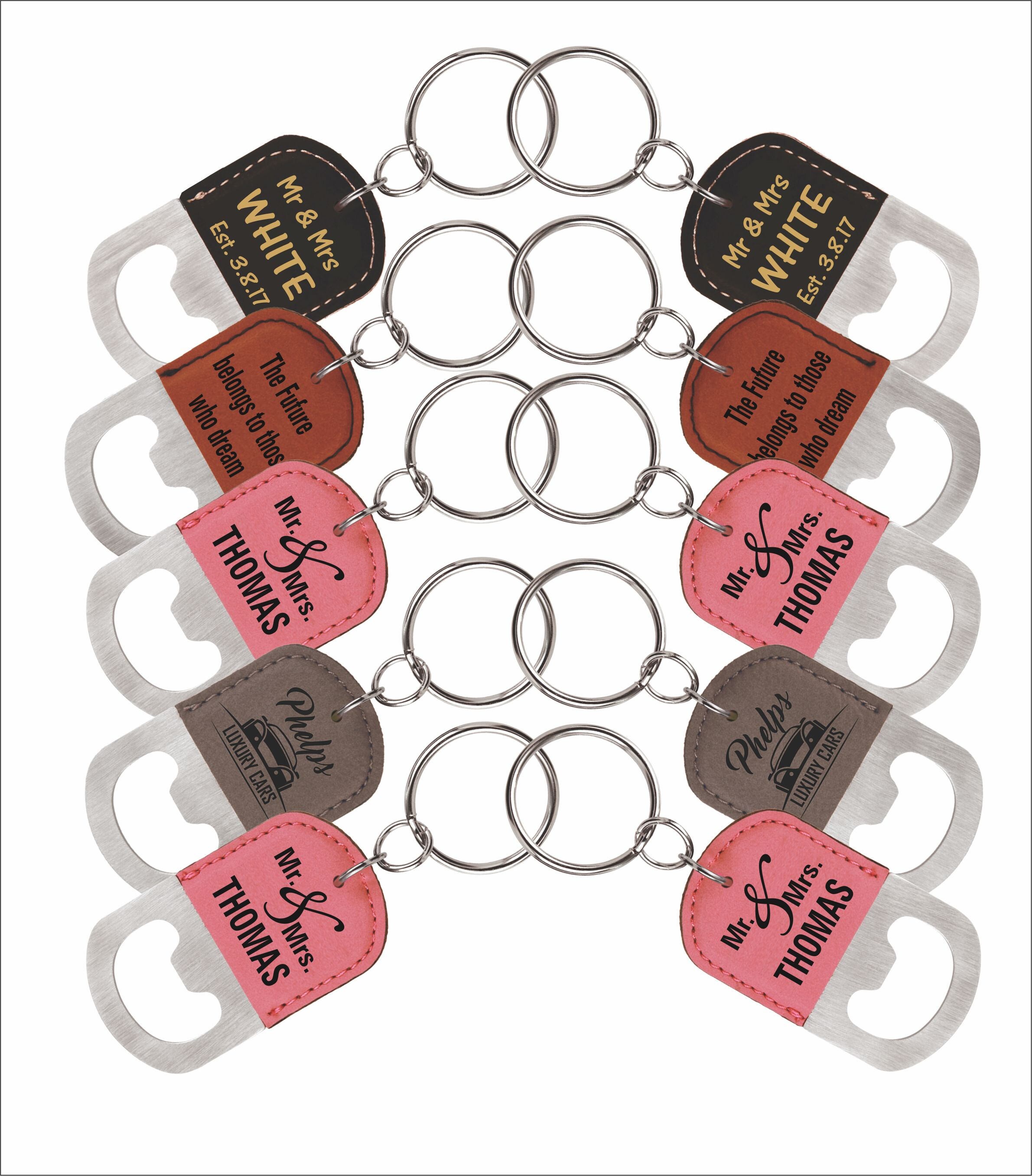 Bulk Discount Wedding Party Favors - Bottle Opener Key Chains Gifts For Guests Bridal Shower Openers Personalized Favor