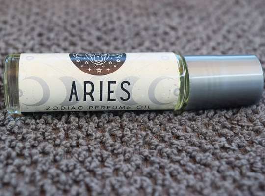Aries Perfume March 21 - April 19 Wild Currant Sandalwood Scent Astrology Zodiac Ram Symbol Aries Sun Sign Birthday Gift