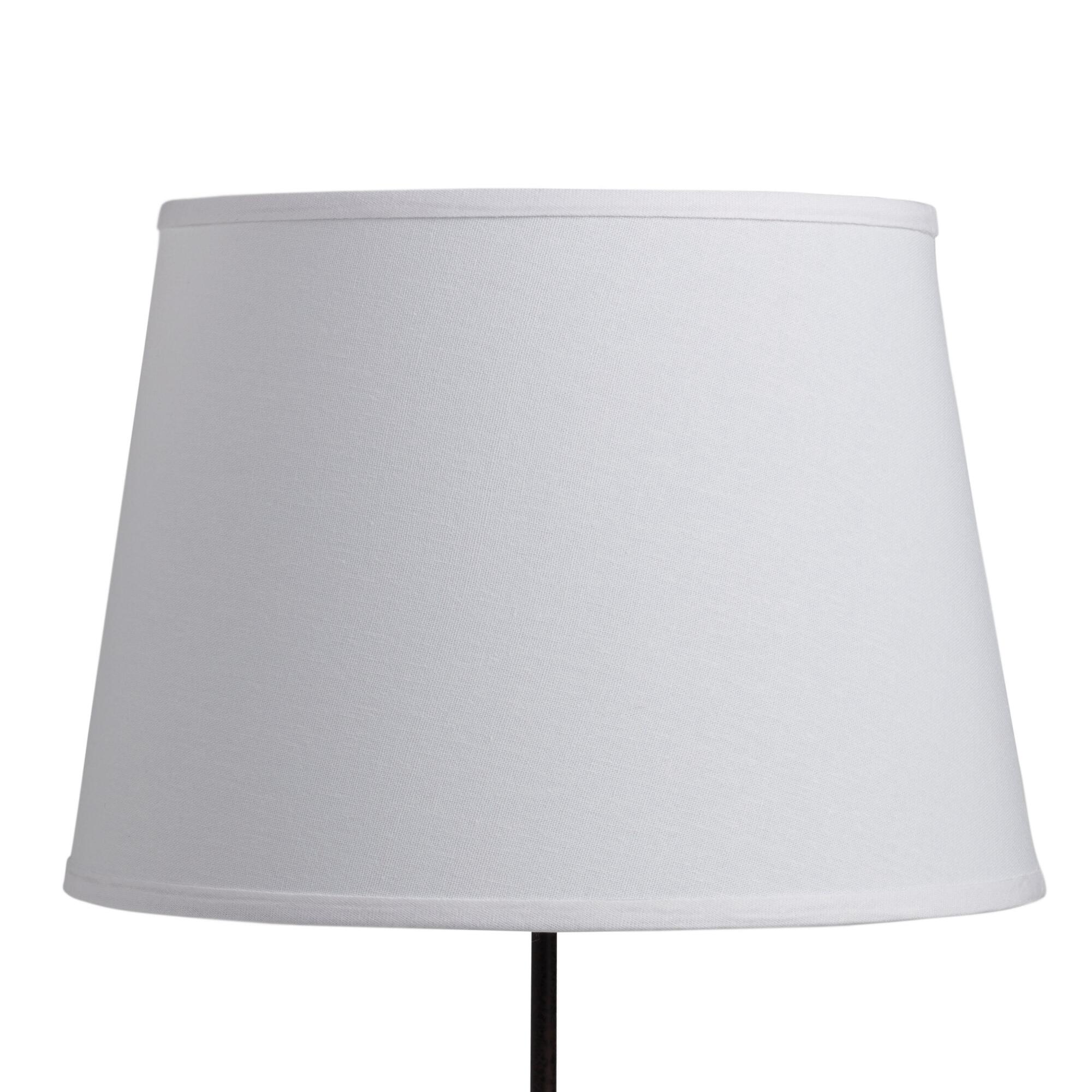 White Cotton Linen Table Lamp Shade - Fabric by World Market