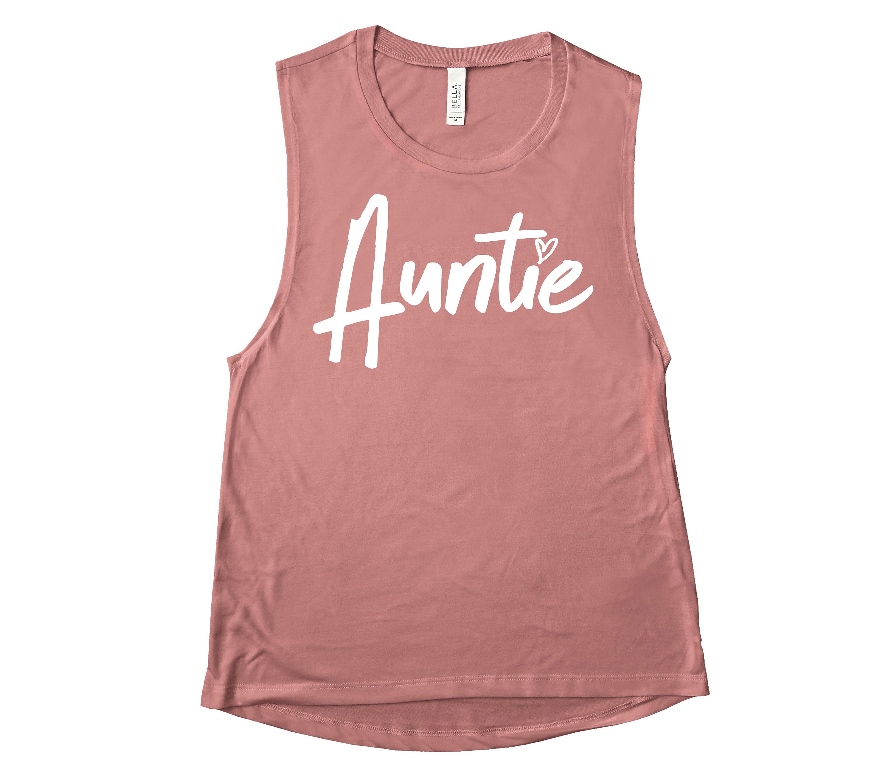 Womens Auntie Muscle Tank Top Aunt Shirt Fast Free Shipping