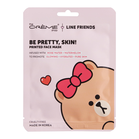 Creme Shop Be Pretty Line Friends Korean Beauty Sheet Mask - Plastic by World Market