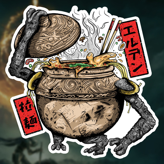 Elden Ramen, Ring Die Cut Vinyl Sticker