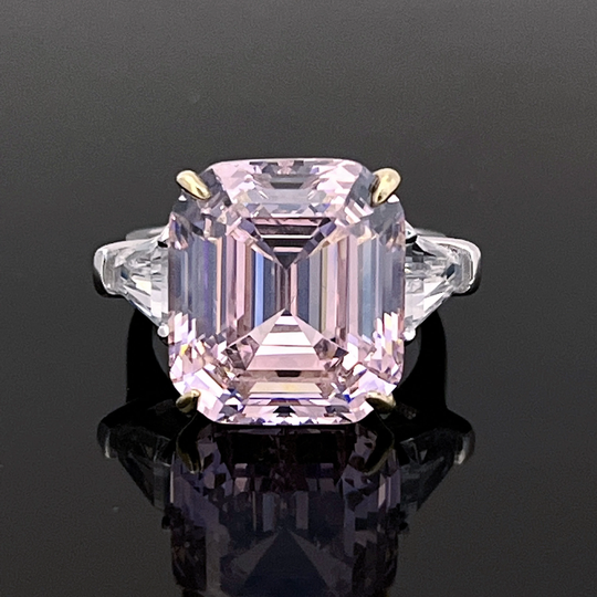 Mega Pink Topaz Statement Sterling Silver Ring, Large Pink Topaz Jewellery, Cocktail Christmas Party Ring, Ring