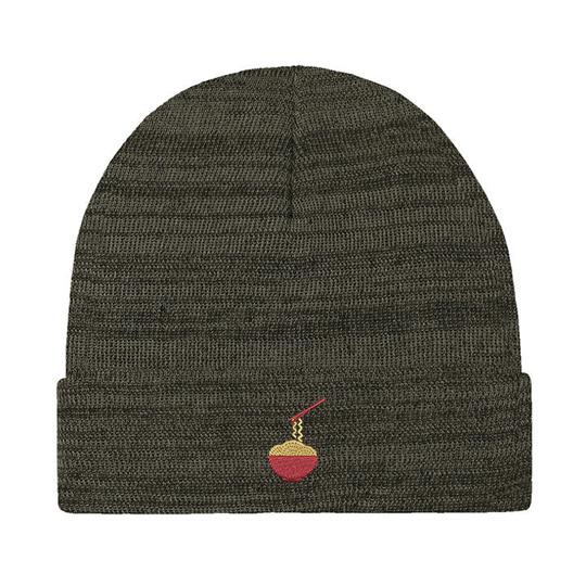 Ink Stitch C939 Premium Port Authority Ramen Embroidery Winter Unisex Knit Cuff Beanie Hat - 5 Colors