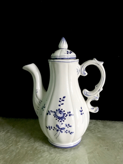 Italian Ceramic Vintage Floral Tea Pot