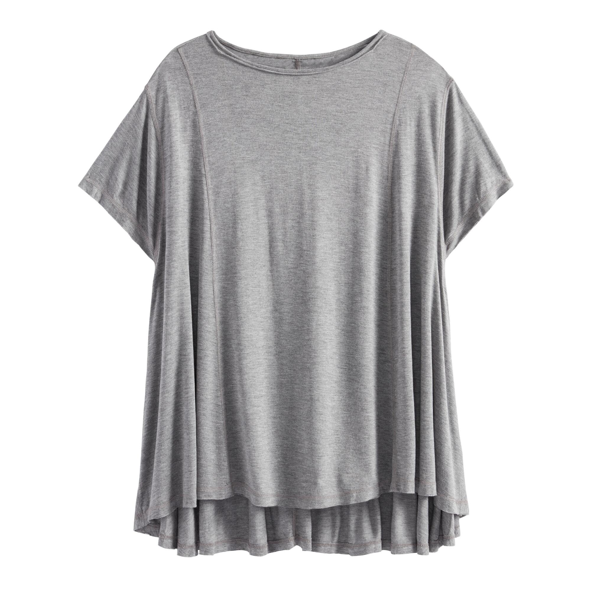 Gray Trapeze Lounge Top by World Market