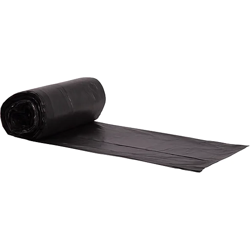 Eco Blend Max 33 Gal. Industrial Trash Bag, Low Density, 0.8 Mil, Black, 25 Bags/Roll, 8 Rolls/Carton (L6639TK ER1)