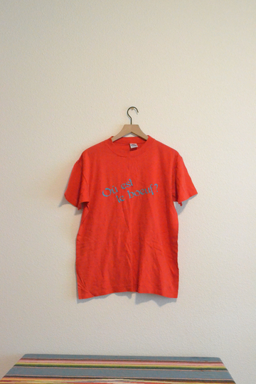 Vintage Ou Est Le Boeuf? Single Stitch Tee | Sz Xl Made in U.s.a