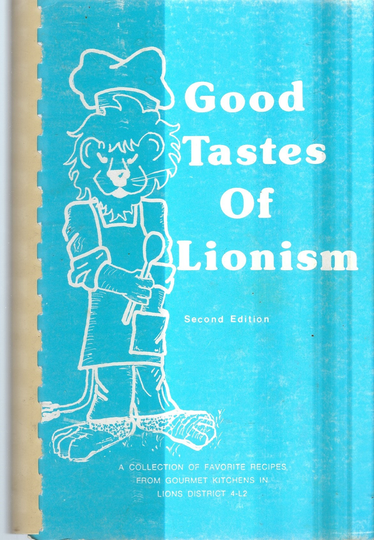 Los Angeles San Diego Ca Vintage 1981 Southern California Lions Clubs Good Tastes Of Lionism Cookbook Community Favorites Rare Cook Book