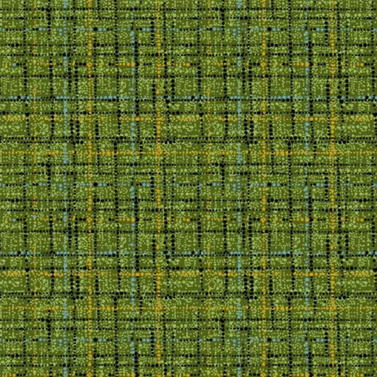 Coco ~ Basil Textured Grid Blender Cotton Fabric, Michael Miller 100% Green Basil Green Fabric