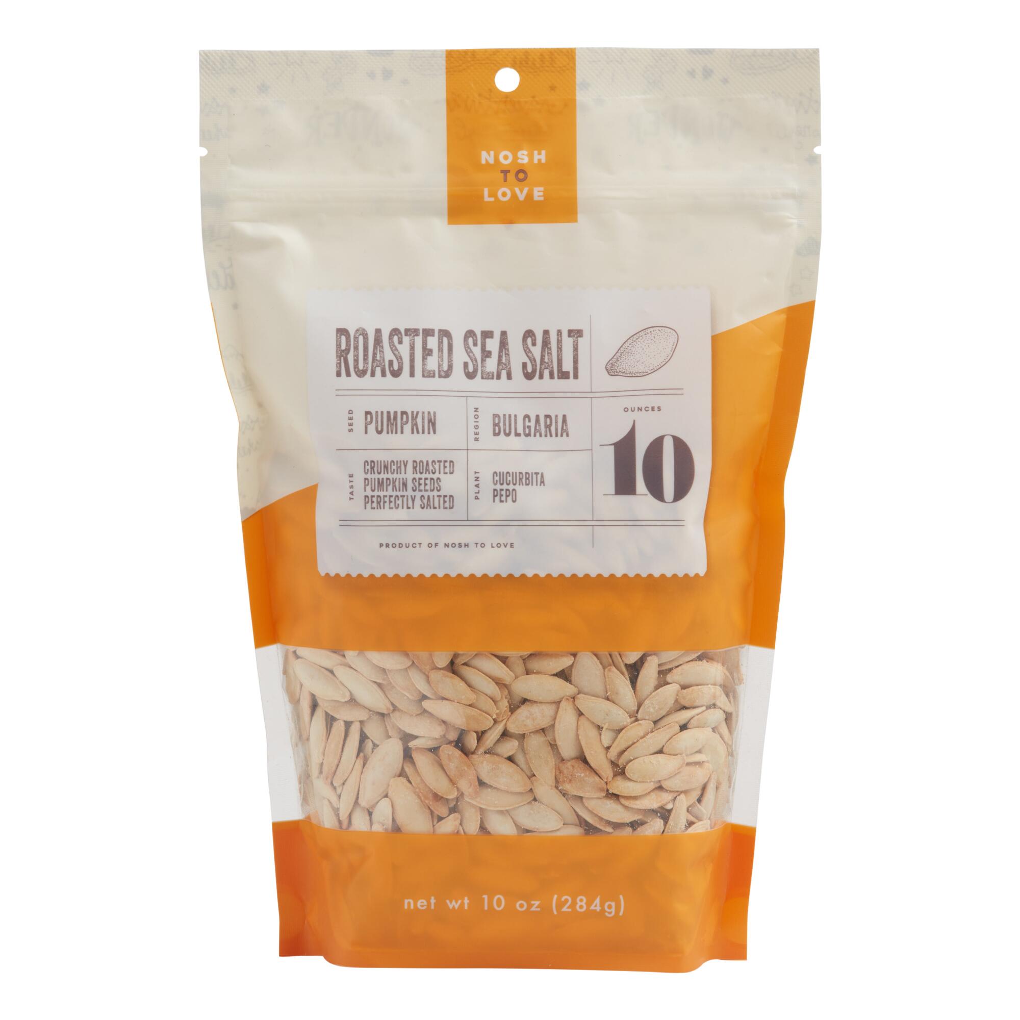 Nosh to Love Roasted Sea Salt Pumpkin Seeds by World Market
