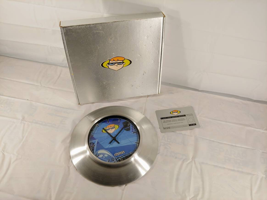 Vintage Cartoon Network The Official Dexters Laboratory Wall Clock