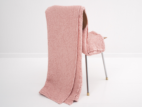 Linen Throw Blanket, Blanket Cotton Blend Bedspread Coverlet