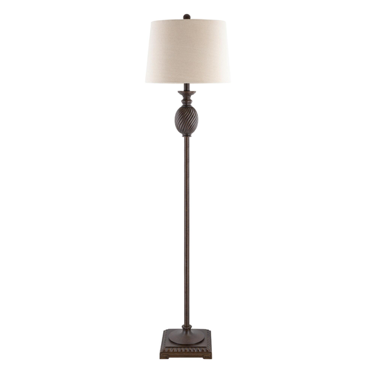 Black Spindle Defoe Floor Lamp by World Market