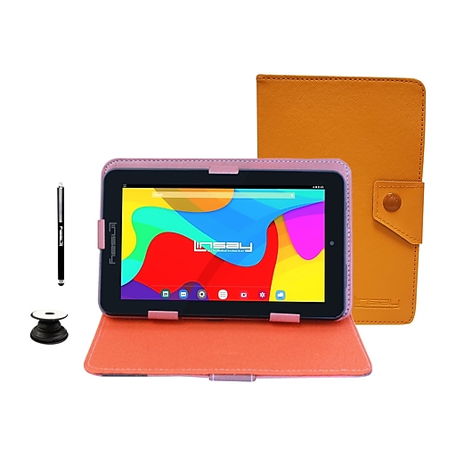 Linsay 7" Tablet, 2GB RAM, 32GB, Android, Brown/Black (F7UHDBCBROWN)