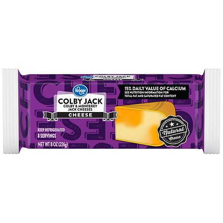 Kroger Colby Jack Cheese Bar - 8.0 oz