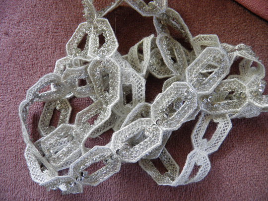 Off White French Trim, Bridal, Wedding