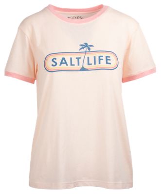 Salt Life Salt Company Ringer Tri-Blend Short-Sleeve T-Shirt for Ladies