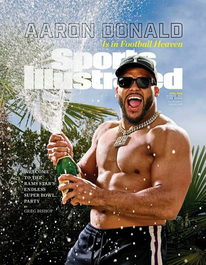 2022 April Sports Illustrated Magazine Aaron Donald - Los Angeles Rams No Label Football Heaven