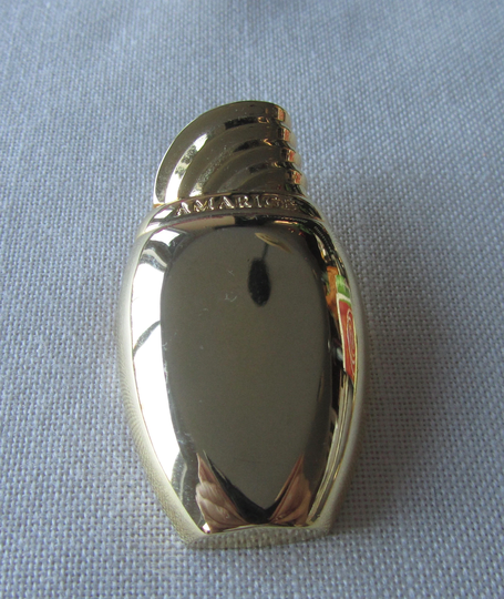 Vintage Gold Tone Givenchy Parfums Amarige Brooch