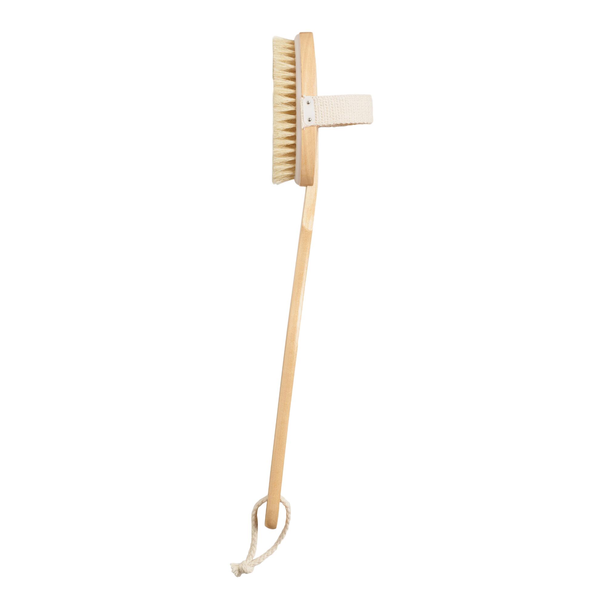 Natural Fiber Back Scrubber Bath Brush by World Market