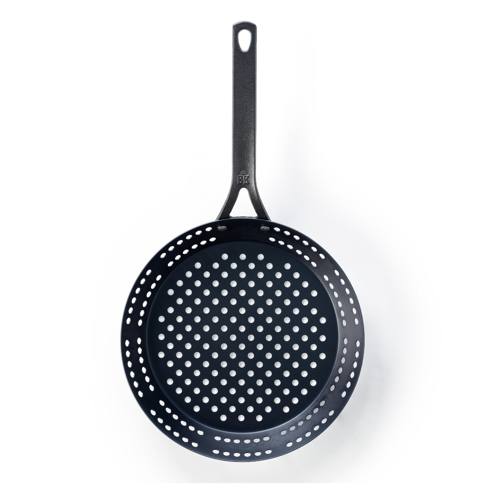 BK Black Carbon Steel BBQ Grilling Skillet by World Market