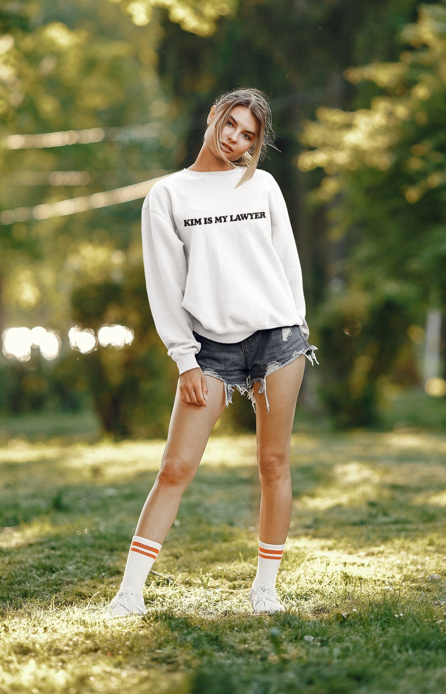 Kim Is My Lawyer Unisex Heavy Blend Crewneck Sweatshirt
