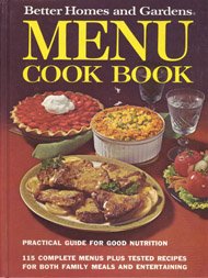 Better Homes and Gardens Menu Cook Book