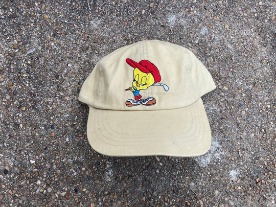 Vintage 90's Tweety Strapback Hat By Six Flag