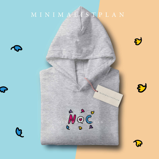 Embroidered Heartstopper Nick & Charlie Unisex Hoodie