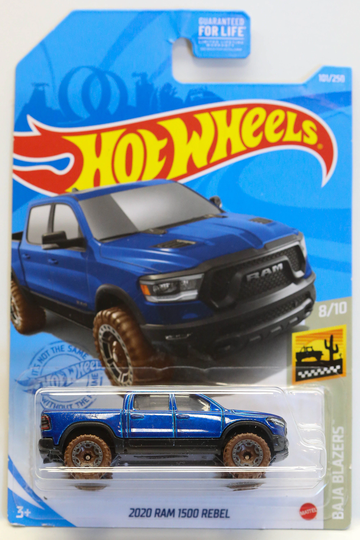Hot Wheels 2020 Ram 1500 Rebel Hw Baja Blazers Grx68 - Plus A Bonus Wheel