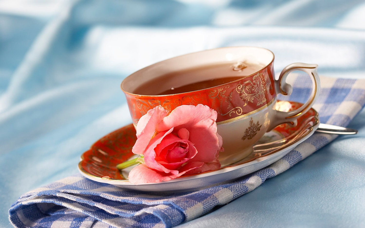 Tea Teabags 25 Rose Green Hand Blended Tea in Bags Floral