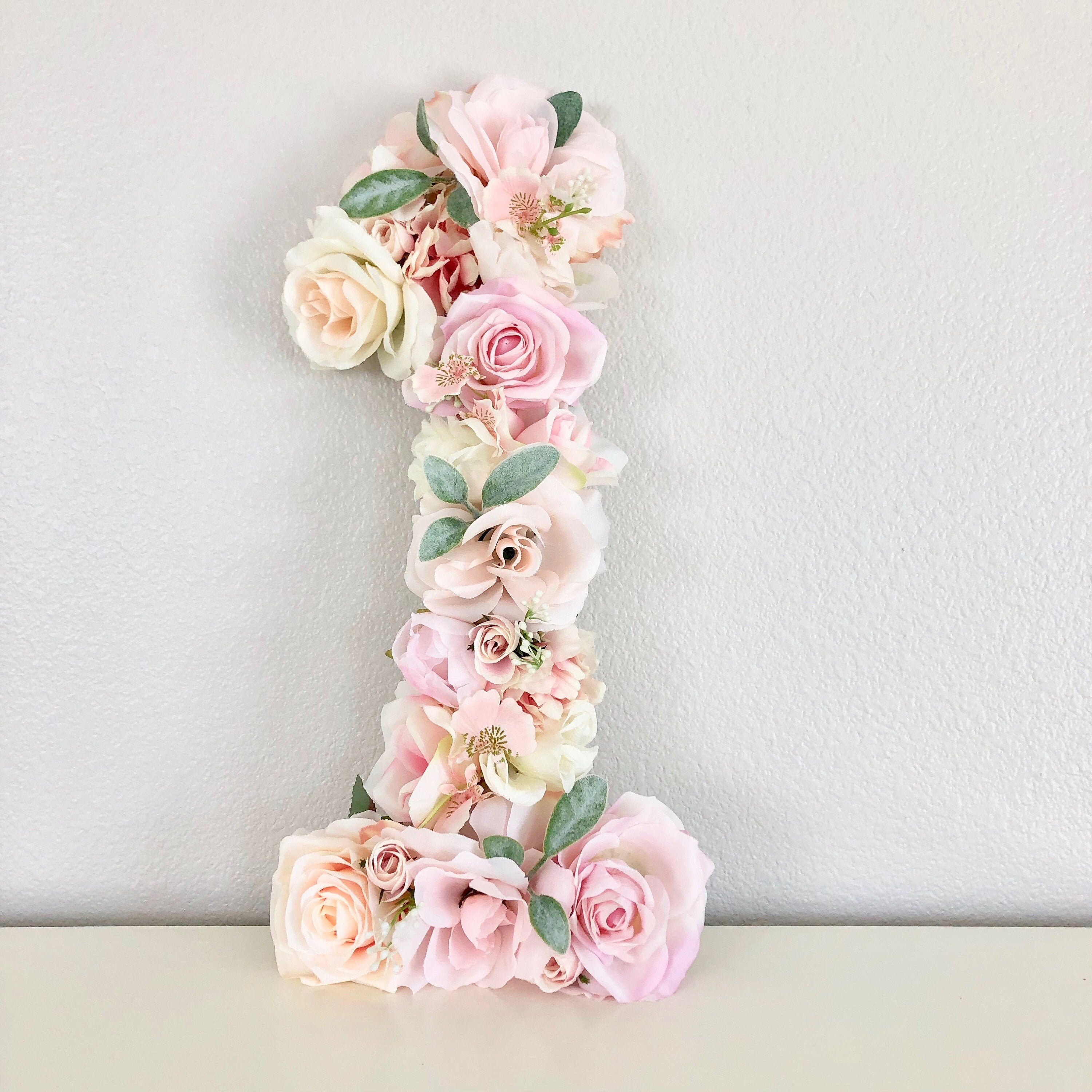 First Birthday Number, Flower Decor, Prop, Cake Table Photoshoot Smash Session, Prop