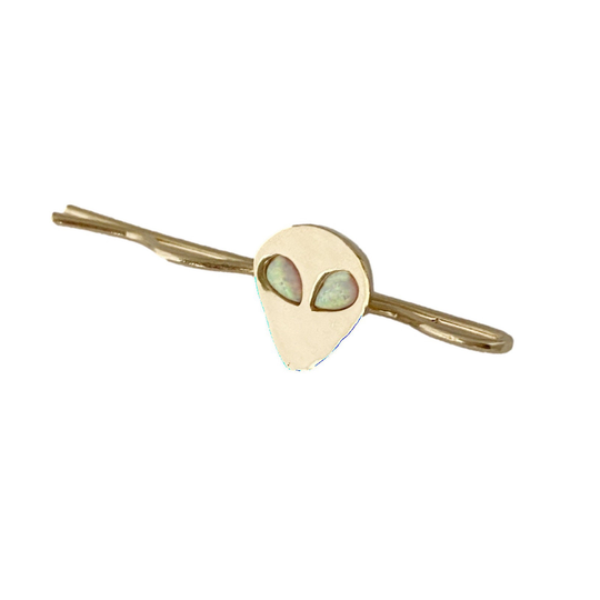 Alien Bobby Pin With Opal